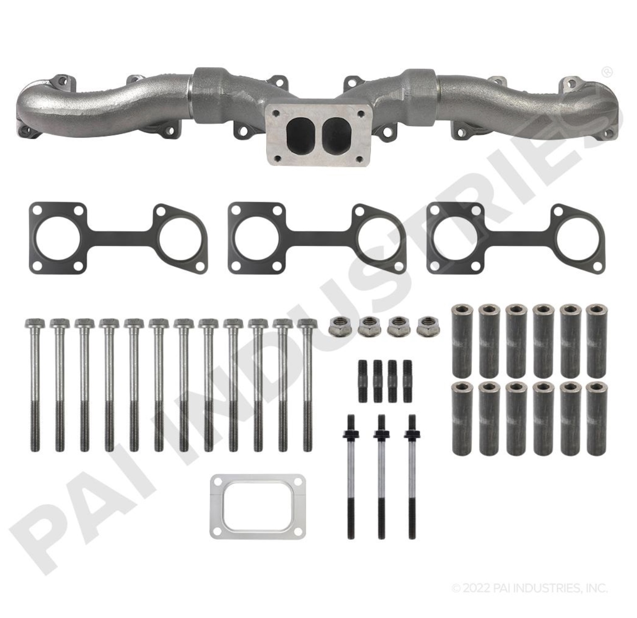 DETROIT DIESEL 60S EXHAUST MANIFOLD KIT INCLUDES HARDWARE AND GASKETS 681127